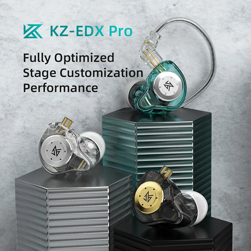 Kz edx pro 10mm circuito magnético duplo