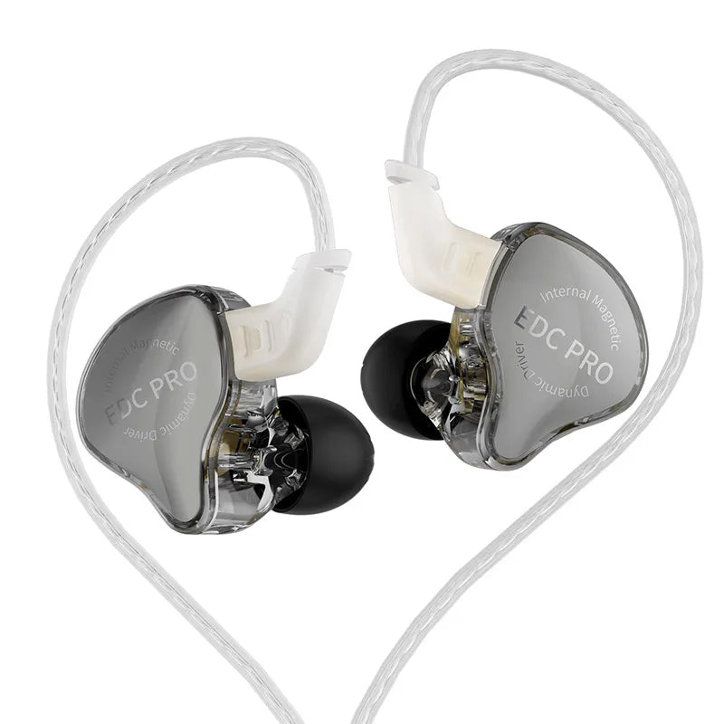 Fone de ouvido intra-auricular KZ EDC Pro com fio