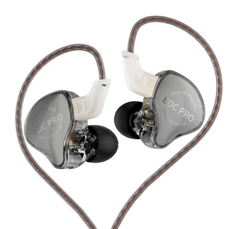 Fone de ouvido intra-auricular KZ EDC Pro com fio